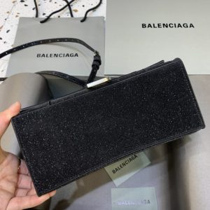 Replica Balenciaga Hourglass Shine Black 4 Replica Balenciaga Hourglass Shine Black - near-authentic luxury replica handbag
