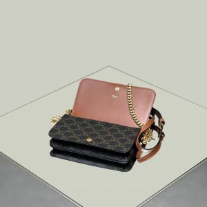 Replica Celine Triomphe Multipochette - high-end fake designer purse