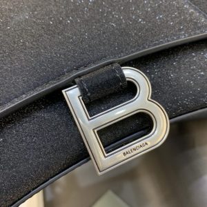 Replica Balenciaga Hourglass Shine Black 5 Replica Balenciaga Hourglass Shine Black - ultra-realistic fake designer tote