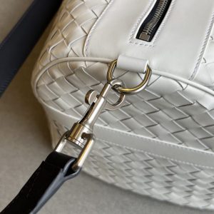 Replica Bottega Veneta Travel Bag Black White 6 Replica Bottega Veneta Travel Bag Black White - 1:1 designer replica handbag