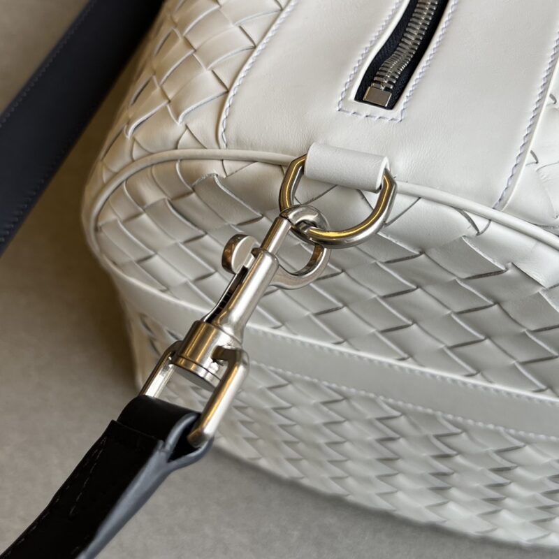 Replica Bottega Veneta Travel Bag Black White 6 Replica Bottega Veneta Travel Bag Black White - 1:1 designer replica handbag