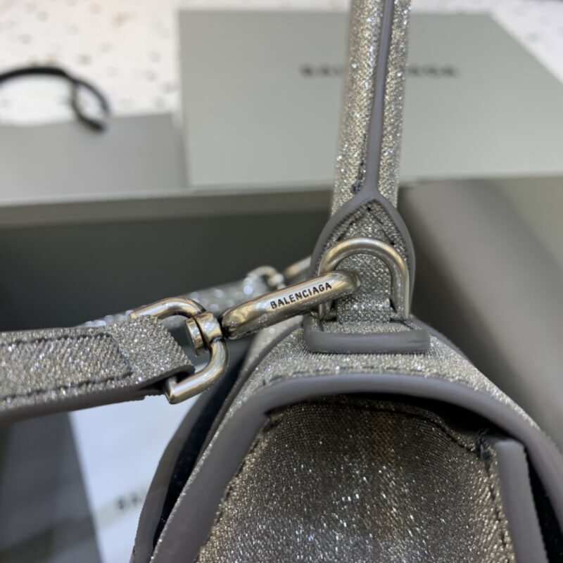 Replica Balenciaga Hourglass Silver 6 Replica Balenciaga Hourglass Silver - top-tier luxury replica shoulder bag