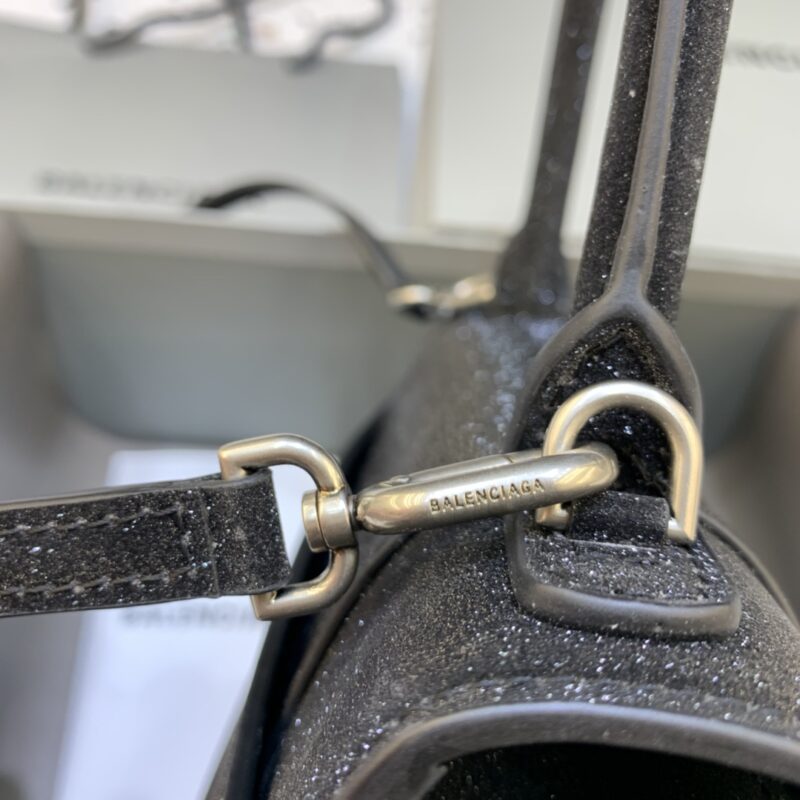Replica Balenciaga Hourglass Shine Black 6 Replica Balenciaga Hourglass Shine Black - high-end fake designer purse