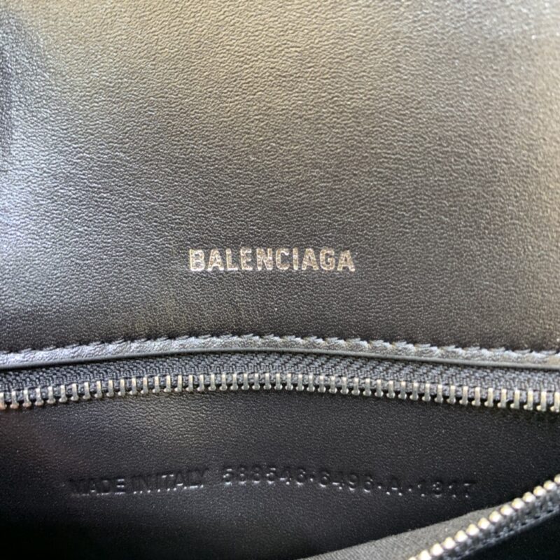 Replica Balenciaga Hourglass Shine Black 8 Replica Balenciaga Hourglass Shine Black - premium 1:1 fake handbag model