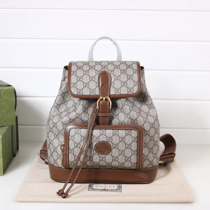 Replica GUCCI BACKPACK WITH INTERLOCKING G 1 Replica GUCCI BACKPACK WITH INTERLOCKING G - best quality luxury bag dupe