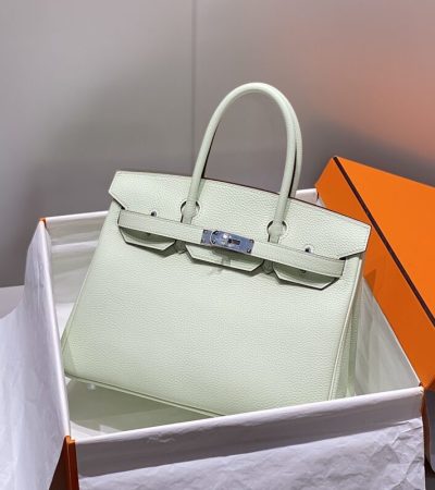 Replica Hermes Birkin Bubble Green - premium-grade designer purse dupe