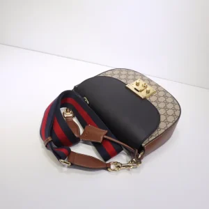 Replica GUCCI Supreme Monogram Web Medium Padlock Messenger Shoulder Bag 15 Replica GUCCI Supreme Monogram Web Medium Padlock Messenger Shoulder Bag - premium 1:1 fake handbag model