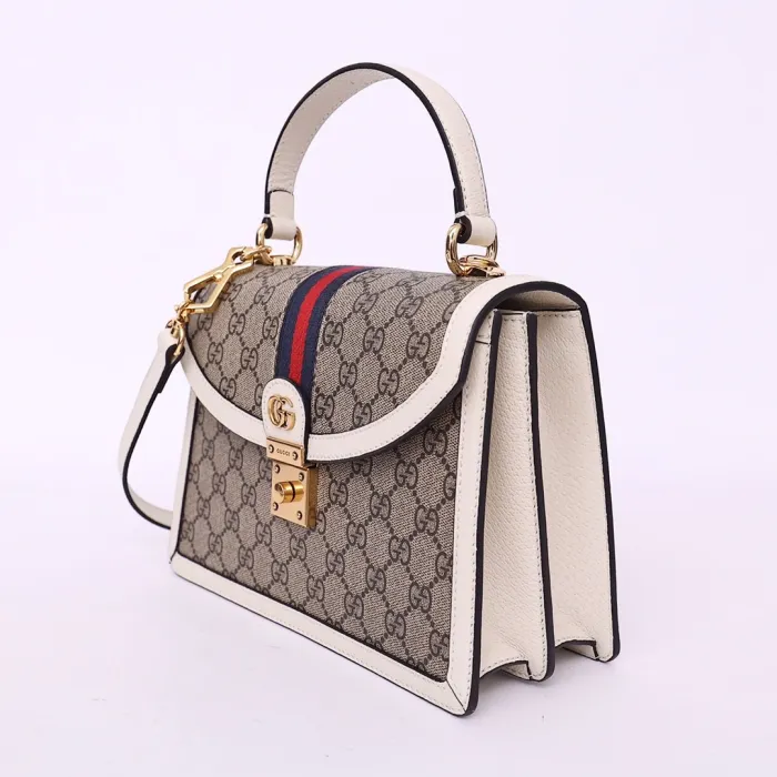 Replica GUCCI OPHIDIA SMALL TOP HANDLE BAG WITH WEB 19 Replica GUCCI OPHIDIA SMALL TOP HANDLE BAG WITH WEB - 1:1 designer replica handbag