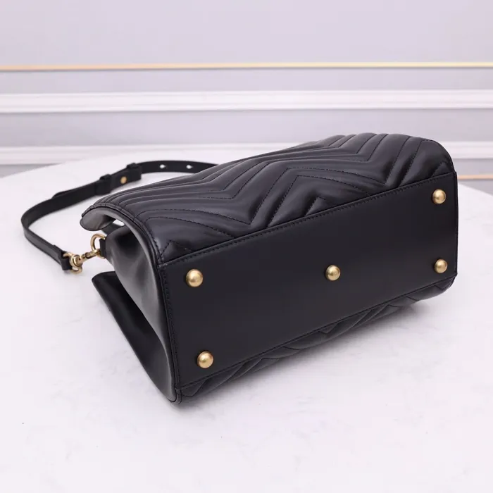 Replica GUCCI GG MARMONT MEDIUM TOTE BAG 4 Replica GUCCI GG MARMONT MEDIUM TOTE BAG - best quality luxury bag dupe