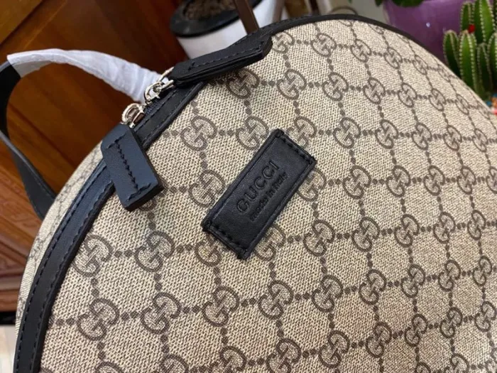 Replica GUCCI MEDIUM GG BACKPACK WITH TAG 14 Replica GUCCI MEDIUM GG BACKPACK WITH TAG - authentic-look luxury purse replica