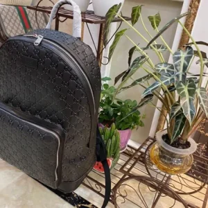 Replica GUCCI MEDIUM GG BACKPACK WITH TAG 16 Replica GUCCI MEDIUM GG BACKPACK WITH TAG - premium 1:1 fake handbag model