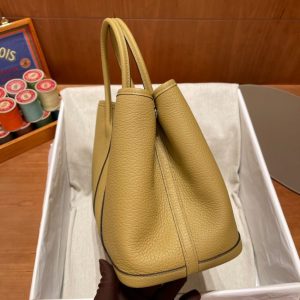 Replica Hermes Garden Party 30cm Cardamon Grey 5 Replica Hermes Garden Party 30cm Cardamon Grey - premium 1:1 fake handbag model