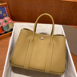 Replica Hermes Garden Party 30cm Cardamon Grey 4 Replica Hermes Garden Party 30cm Cardamon Grey - high-end fake designer purse