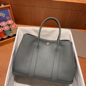 Replica Hermes Garden Party 30cm Vert Amande 2 Replica Hermes Garden Party 30cm Vert Amande - premium 1:1 fake handbag model
