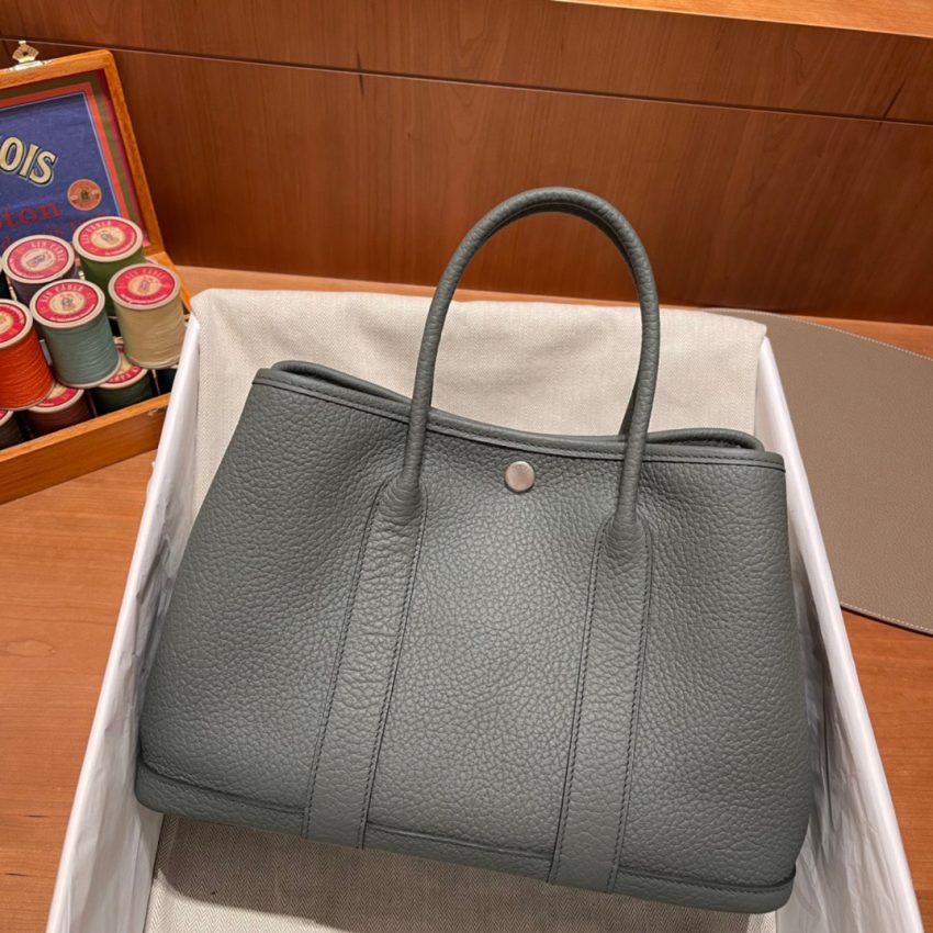 Replica Hermes Garden Party 30cm Vert Amande 2 Replica Hermes Garden Party 30cm Vert Amande - premium 1:1 fake handbag model