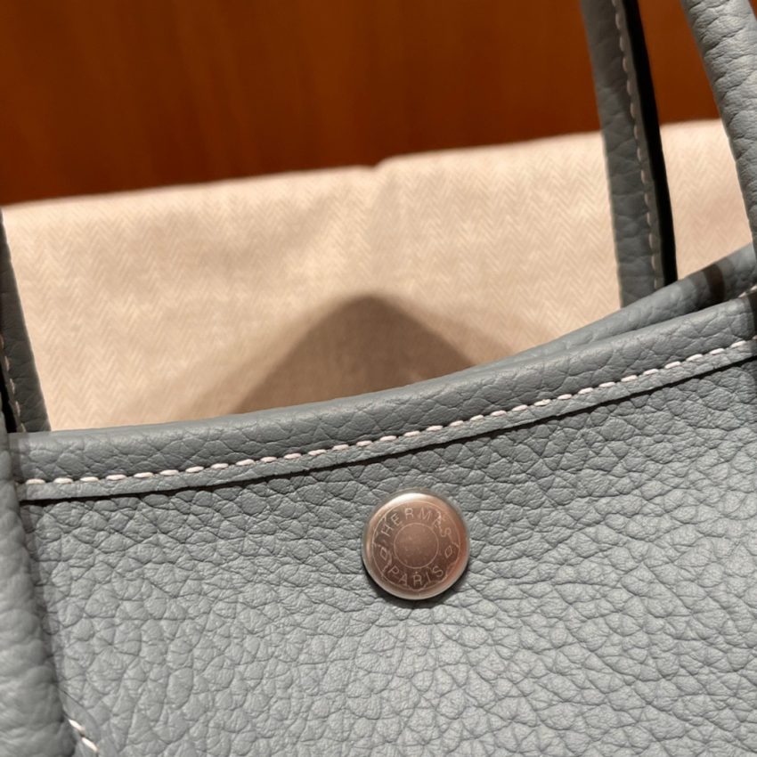 Replica Hermes Garden Party 30cm Azure Ciel 2 Replica Hermes Garden Party 30cm Azure Ciel - top-tier luxury replica shoulder bag