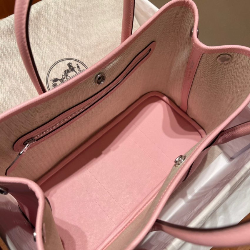 Replica Hermes Garden Party 30cm Rose - top-rated replica designer bag
