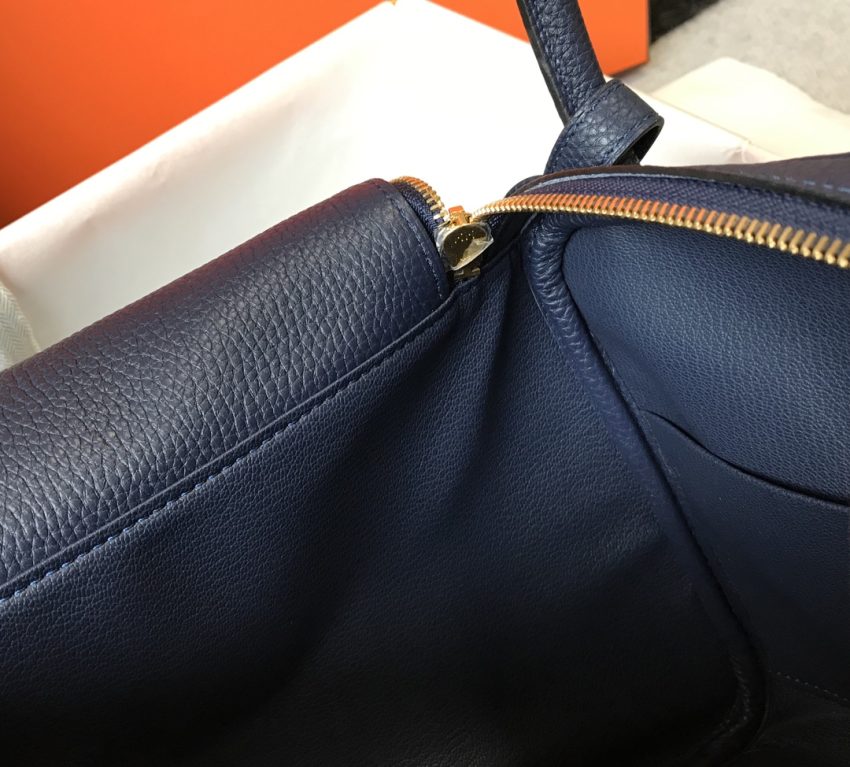 Replica Hermes Lindy Sapphire Blue 2 Replica Hermes Lindy Sapphire Blue - top-tier luxury replica shoulder bag