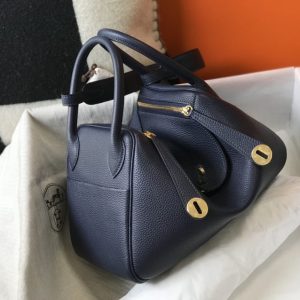 Replica Hermes Lindy Sapphire Blue 1 Replica Hermes Lindy Sapphire Blue - near-authentic luxury replica handbag