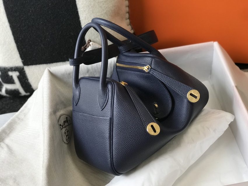 Replica Hermes Lindy Sapphire Blue 1 Replica Hermes Lindy Sapphire Blue - near-authentic luxury replica handbag