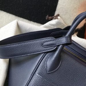 Replica Hermes Lindy Sapphire Blue 8 Replica Hermes Lindy Sapphire Blue - best-selling designer handbag dupe