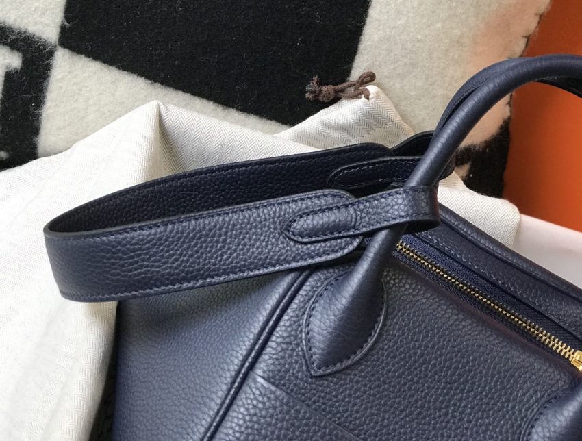 Replica Hermes Lindy Sapphire Blue 8 Replica Hermes Lindy Sapphire Blue - best-selling designer handbag dupe