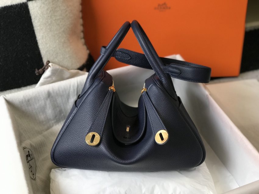Replica Hermes Lindy Sapphire Blue 9 Replica Hermes Lindy Sapphire Blue - high-end fake designer purse