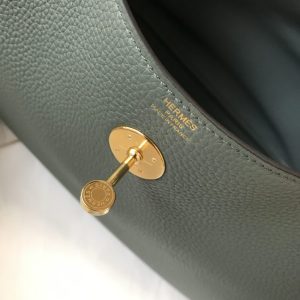 Replica Hermes Lindy Almond Green 5 Replica Hermes Lindy Almond Green - elite superclone designer purse
