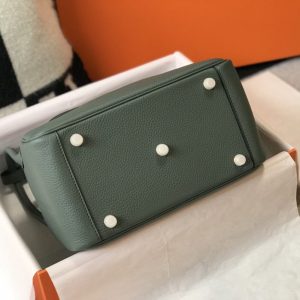 Replica Hermes Lindy Almond Green 8 Replica Hermes Lindy Almond Green - high-end fake designer purse