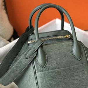 Replica Hermes Lindy Almond Green 2 Replica Hermes Lindy Almond Green - best quality luxury bag dupe