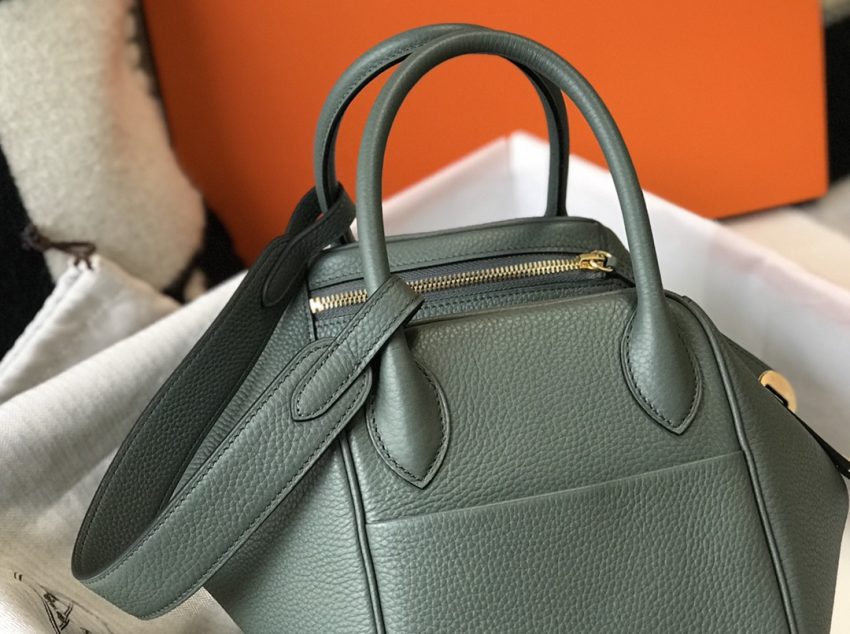 Replica Hermes Lindy Almond Green 2 Replica Hermes Lindy Almond Green - best quality luxury bag dupe