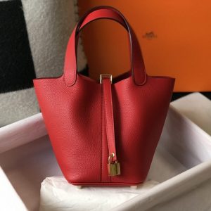 Replica Hermes Picotin Lock Red 1 Replica Hermes Picotin Lock Red - ultra-realistic fake designer tote