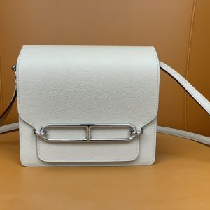 Replica Hermes Sac Roulis White 1 Replica Hermes Sac Roulis White - high-accuracy replica luxury purse