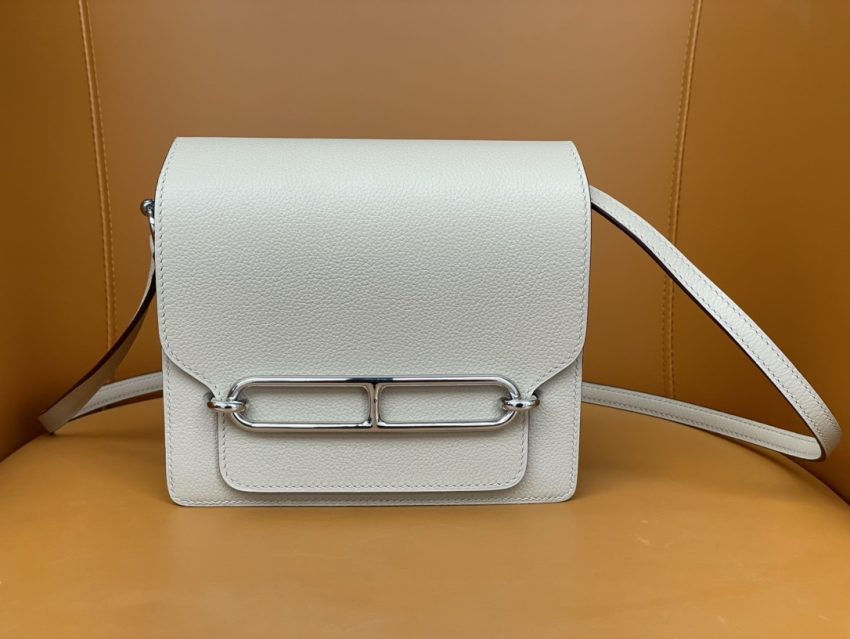 Replica Hermes Sac Roulis White 1 Replica Hermes Sac Roulis White - high-accuracy replica luxury purse