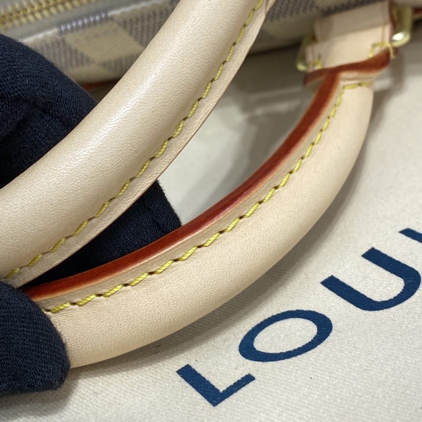 Replica Louis Vuitton Speedy White Grid 9 Replica Louis Vuitton Speedy White Grid - 1:1 designer replica handbag