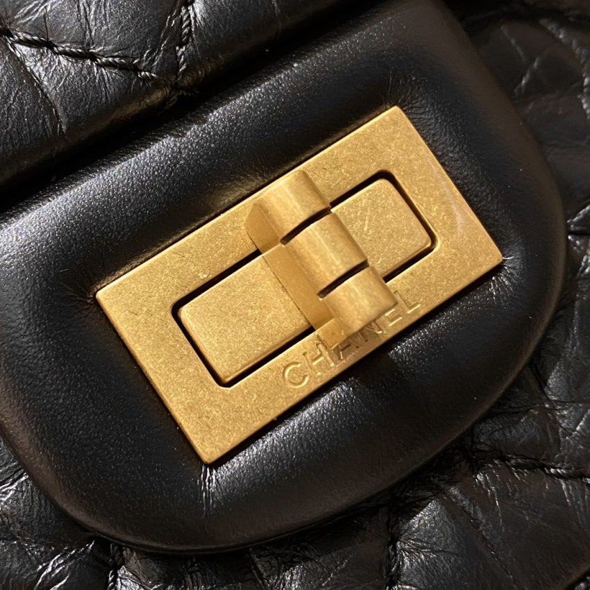 Replica CHANEL 2.55 Mini Bag Black 4 Replica CHANEL 2.55 Mini Bag Black - realistic designer-inspired fake bag