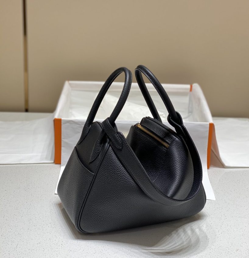 Replica Hermes Lindy Black 3 Replica Hermes Lindy Black - premium 1:1 fake handbag model