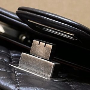 Replica CHANEL 2.55 Bag Black Silver 5 Replica CHANEL 2.55 Bag Black Silver - realistic designer-inspired fake bag