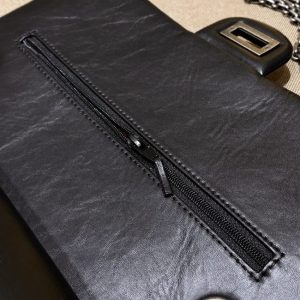 Replica CHANEL 2.55 Bag Black Silver 6 Replica CHANEL 2.55 Bag Black Silver - authentic-look luxury purse replica