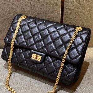Replica CHANEL 2.55 Bag Black 1 Replica CHANEL 2.55 Bag Black - best quality luxury bag dupe