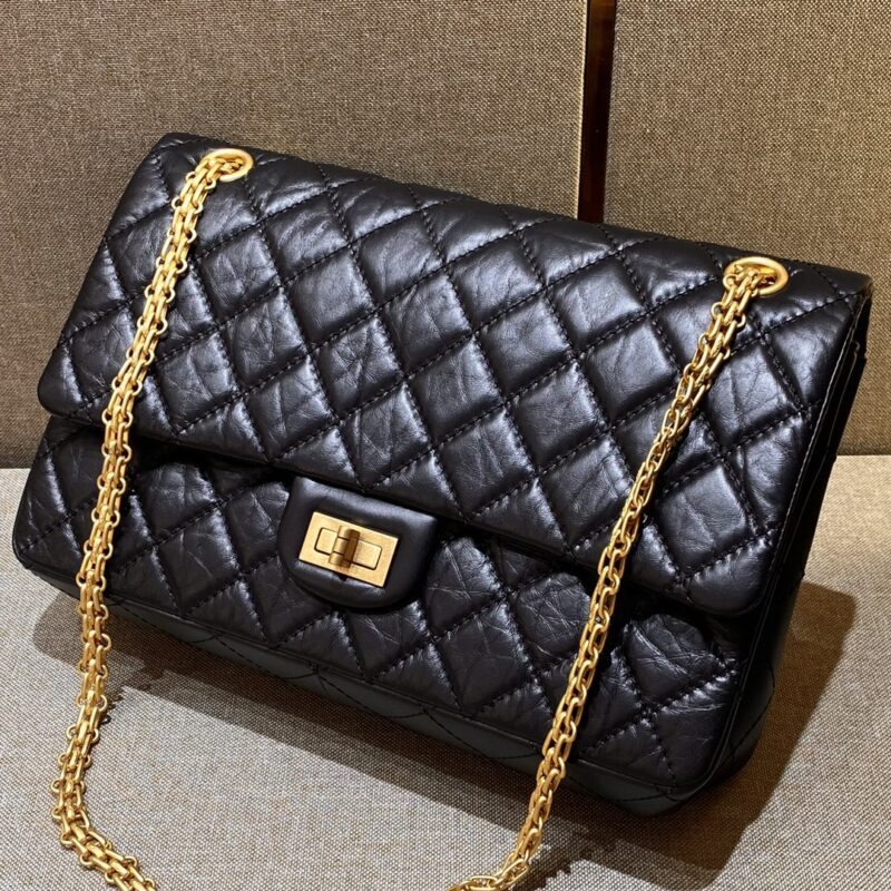 Replica CHANEL 2.55 Bag Black 1 Replica CHANEL 2.55 Bag Black - best quality luxury bag dupe
