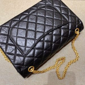 Replica CHANEL 2.55 Bag Black 5 Replica CHANEL 2.55 Bag Black - high-end fake designer purse