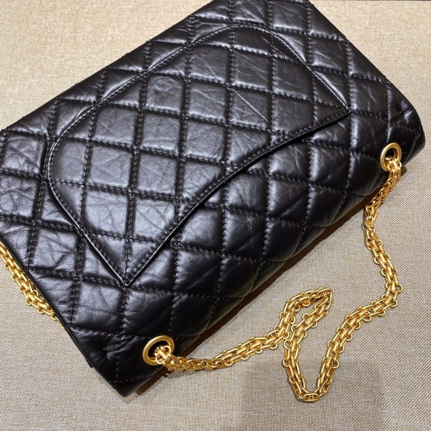 Replica CHANEL 2.55 Bag Black 5 Replica CHANEL 2.55 Bag Black - high-end fake designer purse