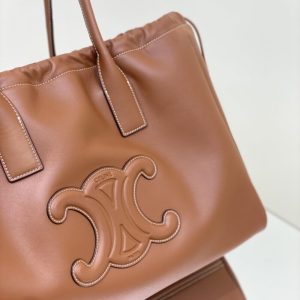 Replica Celine Cubas Tote Brown 4 Replica Celine Cubas Tote Brown - premium 1:1 fake handbag model
