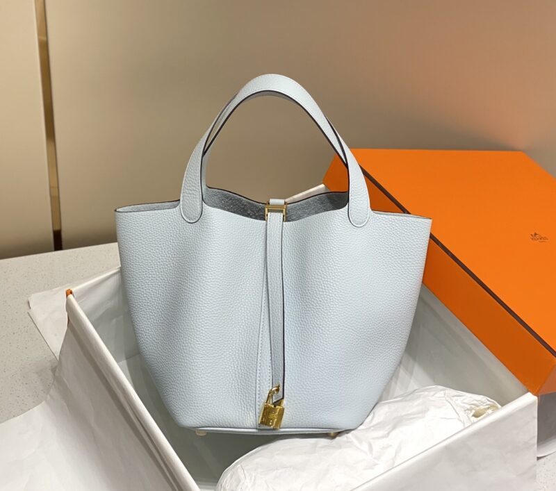 Replica Hermes Picotin Lock Holy Grail Blue 1 Replica Hermes Picotin Lock Holy Grail Blue - high-quality designer bag clone