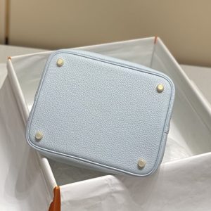 Replica Hermes Picotin Lock Holy Grail Blue 8 Replica Hermes Picotin Lock Holy Grail Blue - premium 1:1 fake handbag model