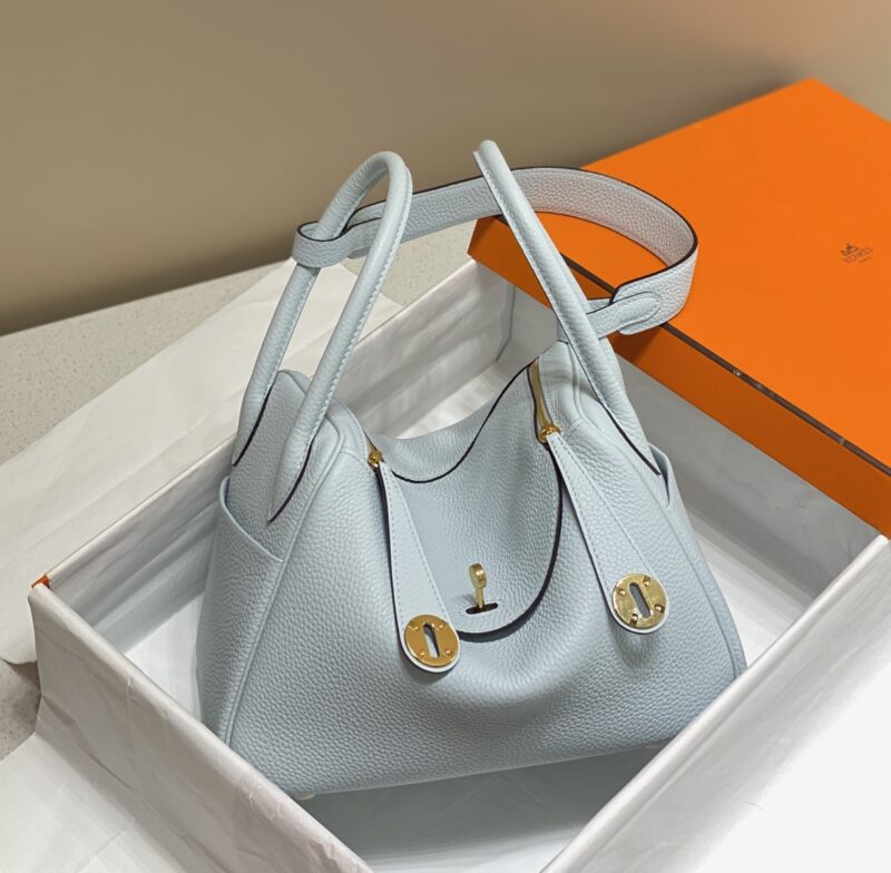 Replica Hermes Lindy Grail Blue 1 Replica Hermes Lindy Grail Blue - authentic-look luxury purse replica
