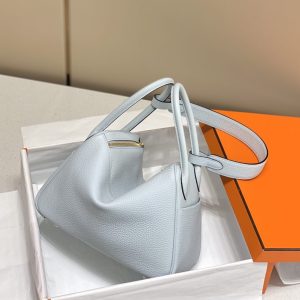 Replica Hermes Lindy Grail Blue 4 Replica Hermes Lindy Grail Blue - authentic-look luxury purse replica