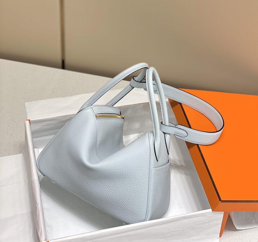 Replica Hermes Lindy Grail Blue 4 Replica Hermes Lindy Grail Blue - authentic-look luxury purse replica