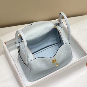Replica Hermes Lindy Grail Blue 6 Replica Hermes Lindy Grail Blue - high-end fake designer purse